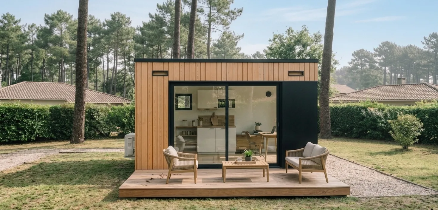 Nido 15, Le studio essentiel — module de jardin Nido