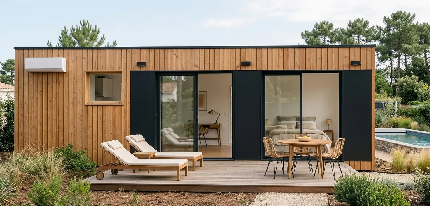 Nido 30 PMR, La suite accessible — module de jardin Nido