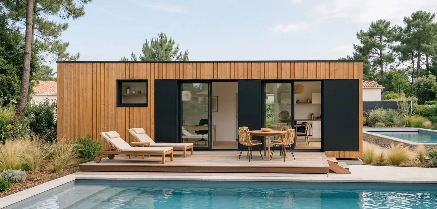 Nido 40 C, L'appartement compact — module de jardin Nido