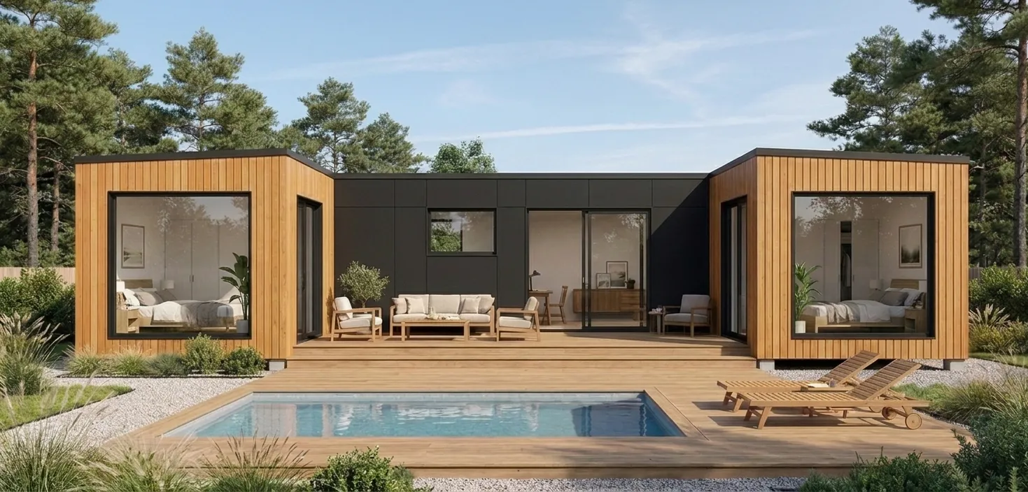 Nido 50 U, La grande maison — module de jardin Nido